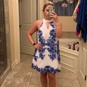 Entro Highneck Floral Dress